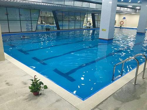 重慶得康健身俱樂部拆裝式恒溫泳池工程